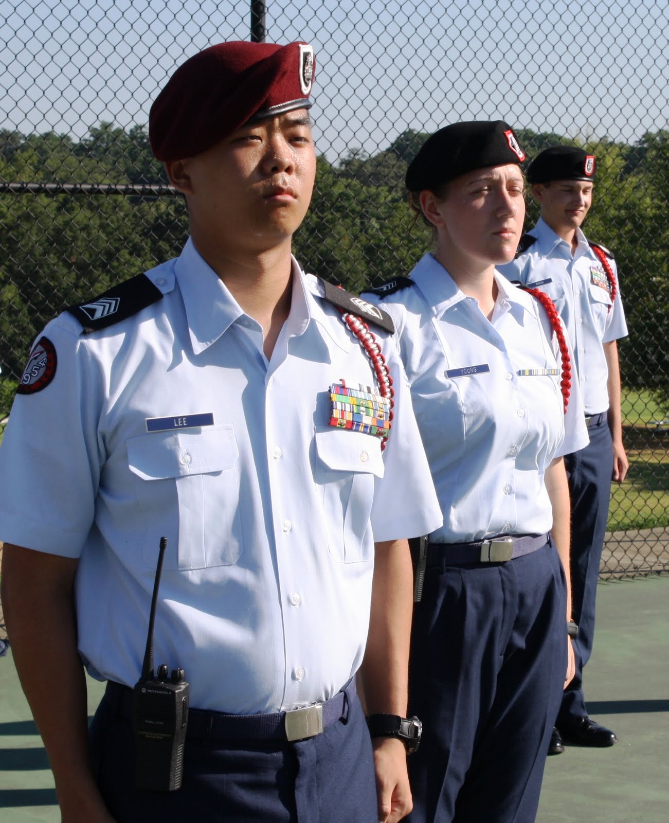 Blaney, Paul Air force cadet uniform explores the